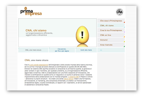Prima Impresa, CNA